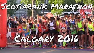 Scotiabank Marathon  Calgary 2016  Amazing Day [upl. by Schou]