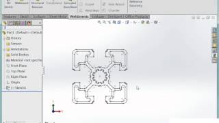 Creating your own SolidWorks Weldment Profiles [upl. by Persson]