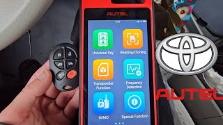 Toyota Sienna Remote Programming Autel KM100 [upl. by Atnek]