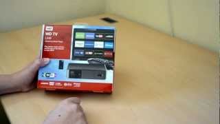 Western Digital TV Live Streaming Media Player Unboxing and First Look [upl. by Llevart99]