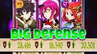 60 DEF RELATED LR GLOX AND NAOFUMI MEGA DEFENSE TEAM  Seven Deadly Sins Grand Cross [upl. by Bradshaw]