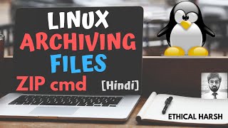 LINUX  ZIP amp UNZIP COMMAND  ARCHIVING  HINDI [upl. by Dann619]