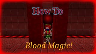 Minecraft Blood Magic How To [upl. by Giliana120]