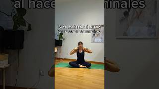 abdominales sin dolor cervical ¿Cómo pilatesencasa espaldasana abdomen [upl. by Fernandez475]