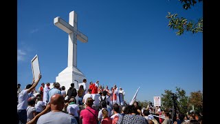 Medjugorje drone LIVE from Mt Krizevac [upl. by Animrac652]