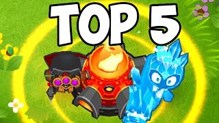 The Top 5 Strats in BTD6 [upl. by Katha915]