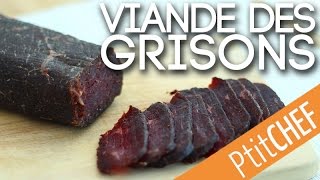 Recette de viande des grisons  Ptitchefcom [upl. by Dewees]