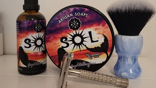 Wet shaving BBS  Sol  Gillette Superspeed Flare tip [upl. by Christyna767]