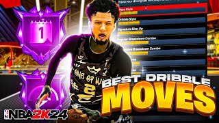 NEW UPDATED BEST SEASON 2 COMP DRIBBLE ANIMATIONS For EVERY GUARD HEIGHT FASTEST COMBOS NBA 2K24 [upl. by Suzette677]