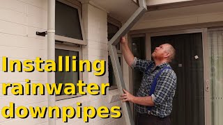 How to install a rainwater downpipe [upl. by Ahseile613]