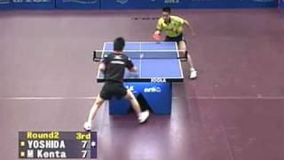 Kenta Matsudaira vs Yoshida Kaii 2009 Japan Open [upl. by Ainat]