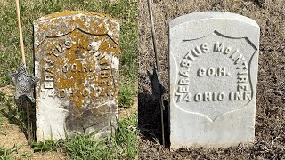 Revisiting My Headstone Cleanings One Year Later headstonecleaning [upl. by Hernandez]