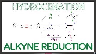 Alkyne Reduction  Hydrogenation Lindars catalyst Dissolving Metal Reduction  cistrans alkenes [upl. by Ahsinuq513]