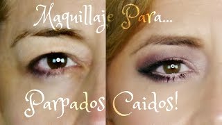 Maquillaje De Ojos Parpados Caidos  Paso A Paso Profesional GlamJackie [upl. by Eiramac657]