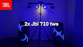 2x Jbl Partybox 710 Techno sound test [upl. by Camus]