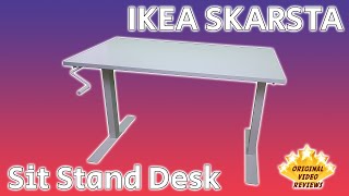 IKEA SKARSTA SitStand Desk Review also known as IKEA TROTTEN [upl. by Brynna]