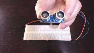 Control servo with ultrasonic distance sensor and Arduino Uno [upl. by Ardnuaet]