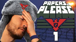 MY ADHD NIGHTMARE  Papers Please  Part 1 [upl. by Aimej]