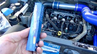 Glow plug replacement Part 3 of 5  Plug removalrefitting  Land Rover Freelander 2  LR2 [upl. by Dicky]