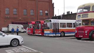 Buses at the Wirral Bus and Tram show 2019 Pt 1 [upl. by Daryle]