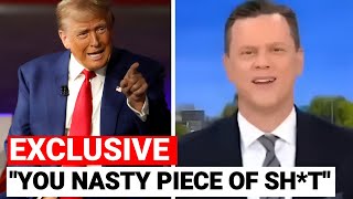 Trump GOES Nuts after Reporter laughs at him on Live Tv [upl. by Adierf197]