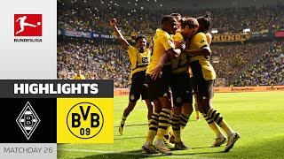 Sabitzer Leads BVB To Win  Borussia Mgladbach  Borussia Dortmund 12  Highlights  Matchday 29 [upl. by Omle]