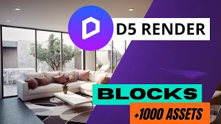 D5 Render Assets 3D Blocks for Architectural Visualization [upl. by Rayle]