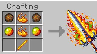 How to get this Blaze Sword in Minecraft Bedrock [upl. by Assenna]