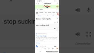 EL TRADUCTOR DE GOOGLE MAMA GALLO CON SU PRONUNCIACIÓN EN ESPAÑOL [upl. by Riancho573]