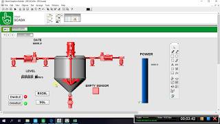 CitectSCADA 2016  The Industrial Mixer Manual Operation [upl. by Kenwood504]