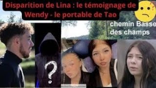 Disparition Lina  retour sur le témoignage de Wendy sa meilleure amie qui lattendait à la gare [upl. by Anne]