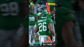 Saquon Barkley Is Unreal 😳🤯🏈 nfl football subscribe [upl. by Idolla]