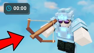 Getting Crossbow in 01 second 🤤 Roblox Bedwars [upl. by Nemajneb970]