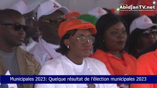 AbidjanTVnet Quelque résultat de l’élection municipales 2023 [upl. by Eleira]