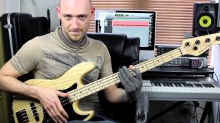 Slap Bass Lesson  BeginnerIntermediate  with Scott Devine L74 [upl. by Alic]