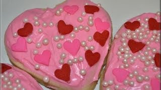 VALENTINES DAY COOKIE recipe  CookwithApril [upl. by Babara]