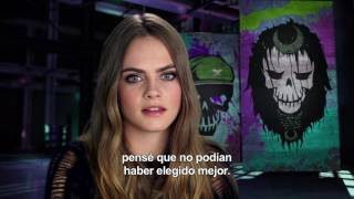 Escuadrón Suicida  Entrevista a Cara Delevingne HD [upl. by Absa951]