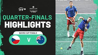 Highlights LeheckaPavlasek CZE v PurcellEbden AUS  Davis Cup Finals 2023 [upl. by Guy]