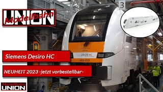 Modellbahn Union  Siemens Desiro HC  RRX  National Express  Top Neuheit 2023 Spur H0 [upl. by Bonucci563]