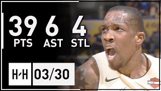 Eric Bledsoe Full Highlights Bucks vs Lakers 20180330  39 Pts 6 Ast 4 Stl [upl. by Gardas]