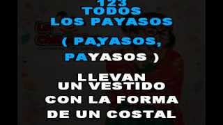 LOS PAYASOS KARAOKE ORIGINAL LA CHILINDRINA EL CHAPULIN COLORADO [upl. by Llerrit]