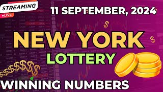 New York Midday Lottery Results For  11 Sep 2024  Numbers  Win 4  Take 5  NY Lotto  Powerball [upl. by Hildagard]