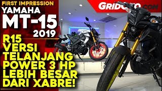 Yamaha MT15  First Impression Review  GridOto [upl. by Cyn]