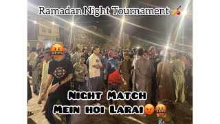 Aj Hoi Night Tournament Mein Six’s ki barish or Samny wali team ke bowlers se Tasal😡😜🏏 [upl. by Elyac216]