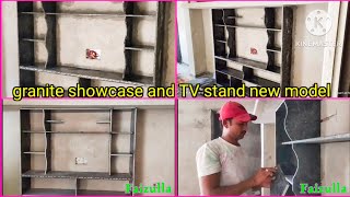 granite showcase and TV stand latest model work [upl. by Ayaros532]