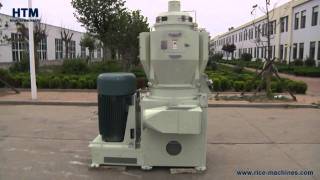 NMLS Vertical Rice Whitener with Emery Roller  Rice milling machine [upl. by Elylrac]