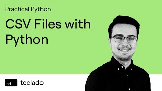 CSV Files with Python — Reading and Writing [upl. by Annaes]