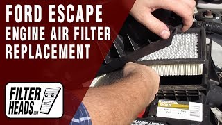 How to Replace Engine Air Filter 2011 Ford Escape L4 25L [upl. by Zilef]