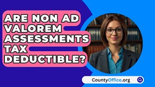 Are Non Ad Valorem Assessments Tax Deductible  CountyOfficeorg [upl. by Groveman610]