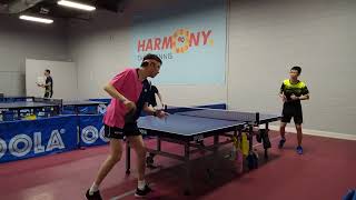 Elite TTC Goldenway Individual League  Div A  Henry Li 806 vs Zachary Mah 701  31 [upl. by Ger]